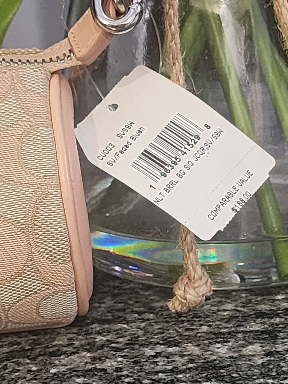 Coach Nolita Barrel Bag Signature Jacquard Faded Blush-NWT - Picture 2 of 7